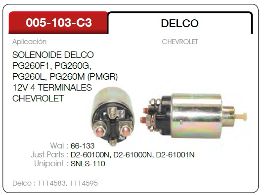 SOLENOIDE CALDERON