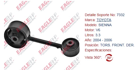 SOPORTE DE MOTOR EAGLE